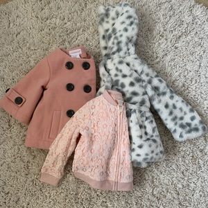 Baby girl jackets size 18 months